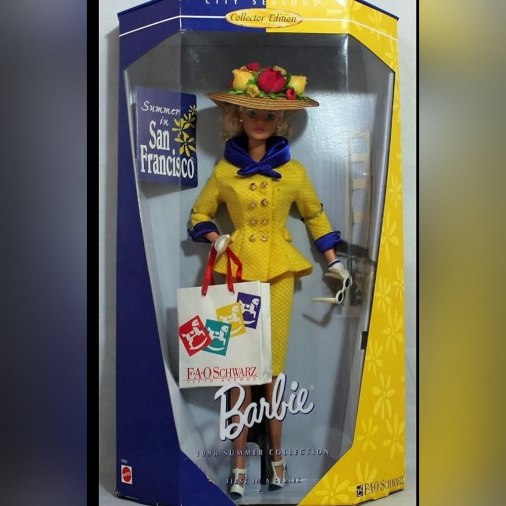FAO Schwarz Exclusive Barbie Summer in San Francisco Doll NRFB